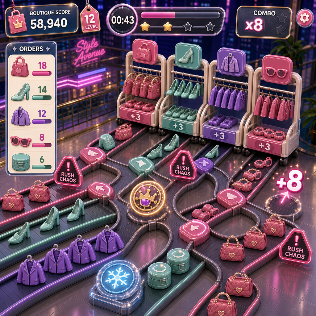 Combo rush gameplay