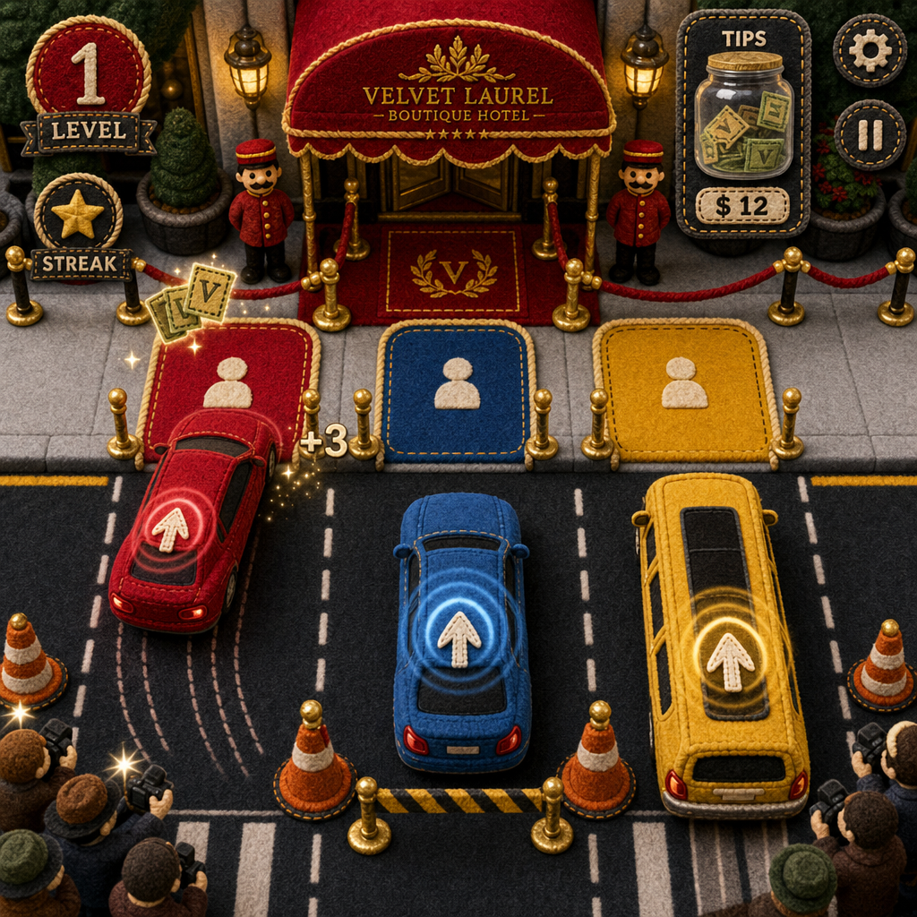 Matching color-coded cars to celebrity curb zones