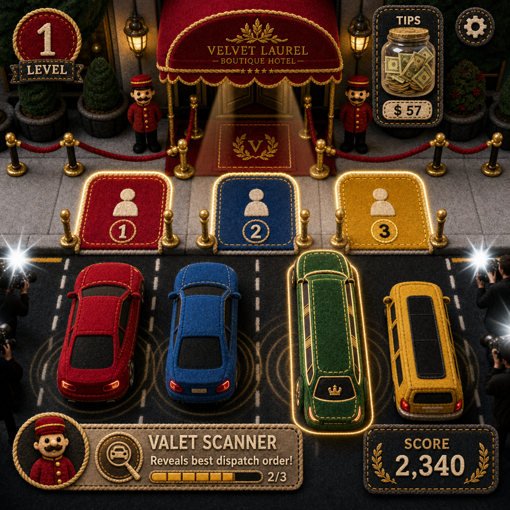 Velvet Valet featured gameplay card
