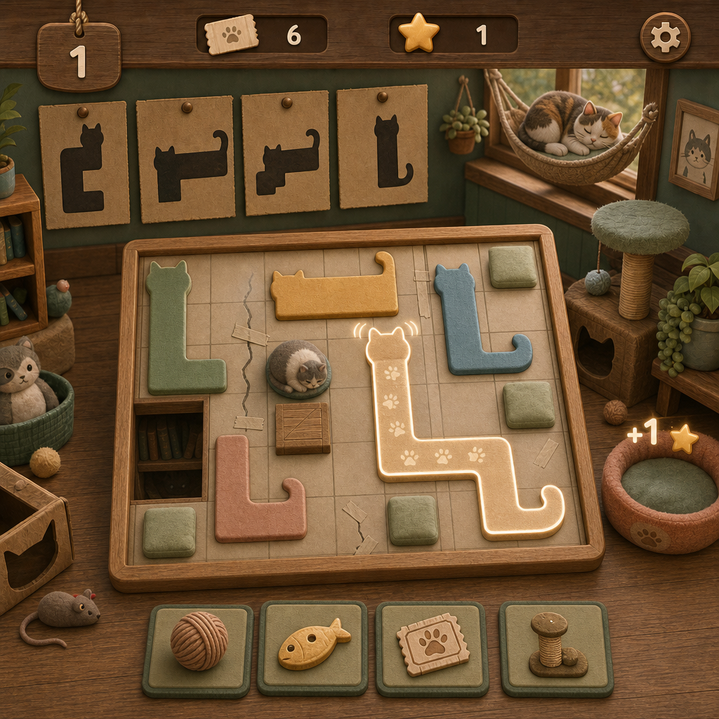 Silhouette clue puzzle screen