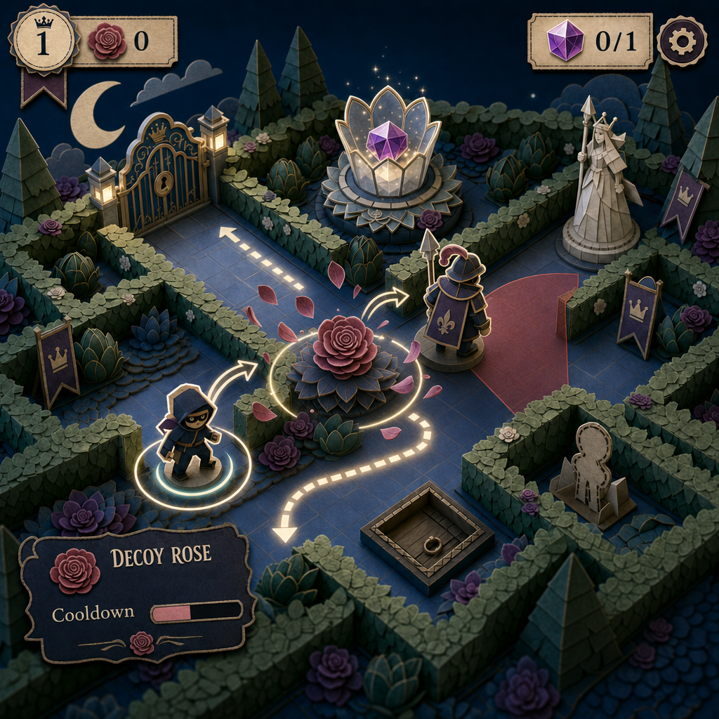 Petal Heist featured gameplay card