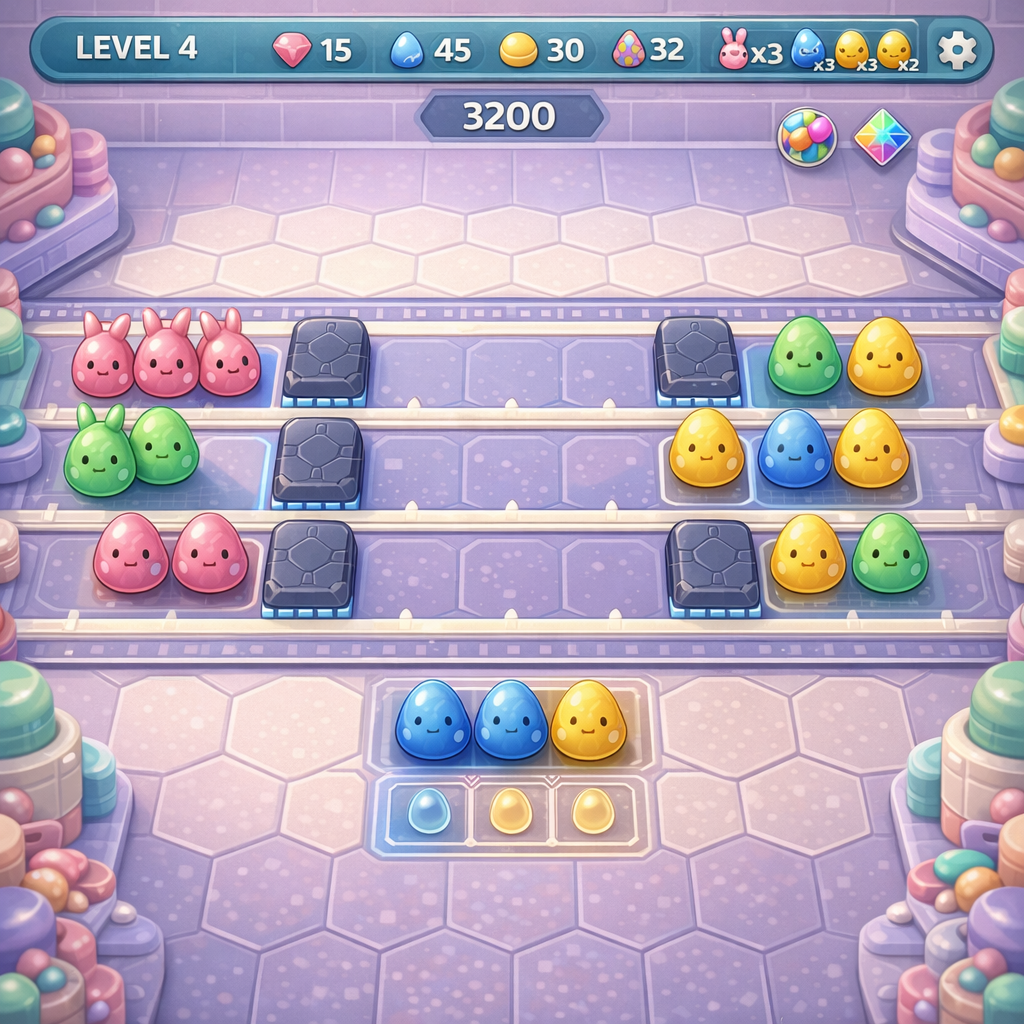 Hatching chain clear gameplay