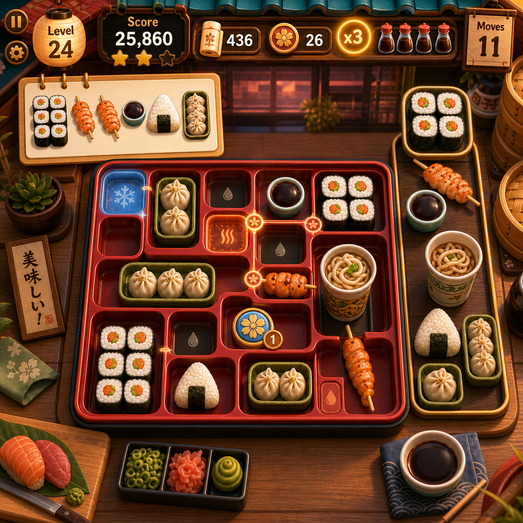 Smart food adjacency combos in Snapstack Bistro